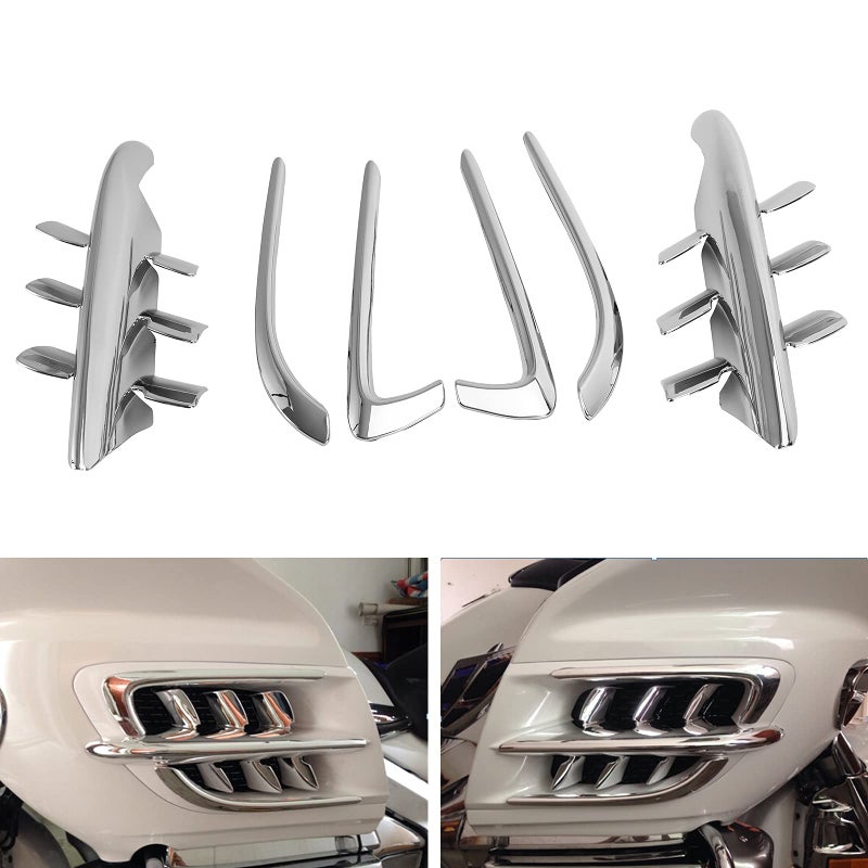 Artudatech Goldwing Chrome Fairing Premier Shark Gills Fit for Honda GL1800 2001-2011 - Image 5